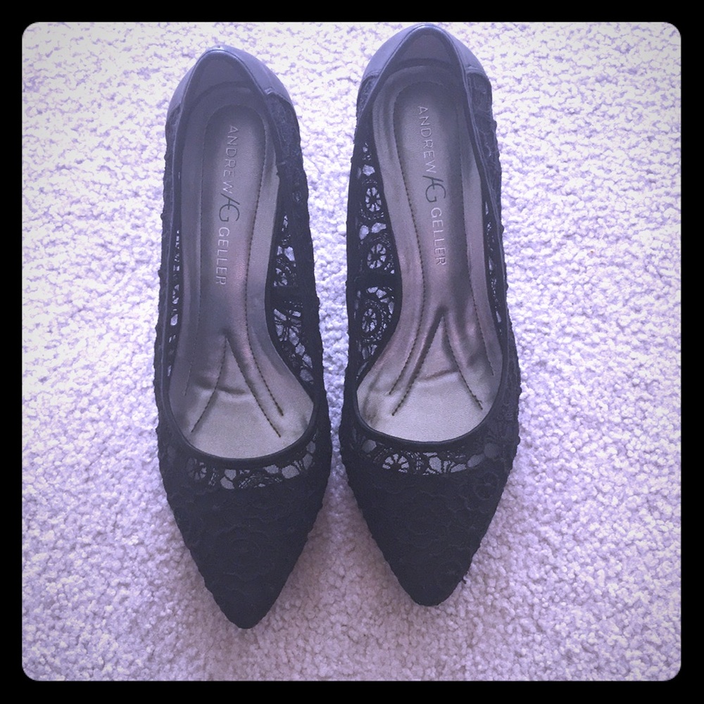 Andrew Geller “Twilla” Lace Heels